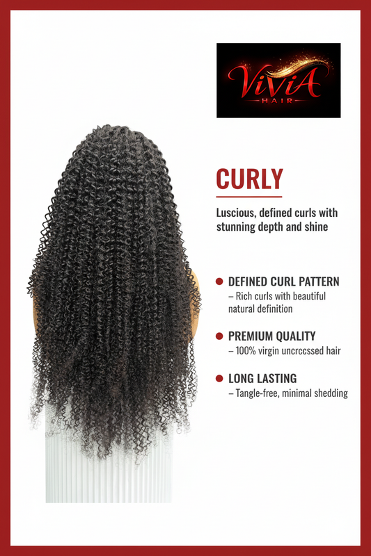 Vivia Hair Premium Quality 180% Density 5x5 Glueless Wigs