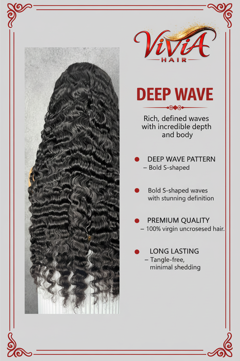 Vivia Hair Thai Raw Textures Bundles (12"–30") – Full & Thick